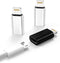 zoyuzan 3-Pack,Micro USB to Lightning Adapter,Lightning Male to Microusb Female Adapter for iPhone 5s 6 6s 7 8 Plus se2 x xr xs 12 11 Mini max pro...